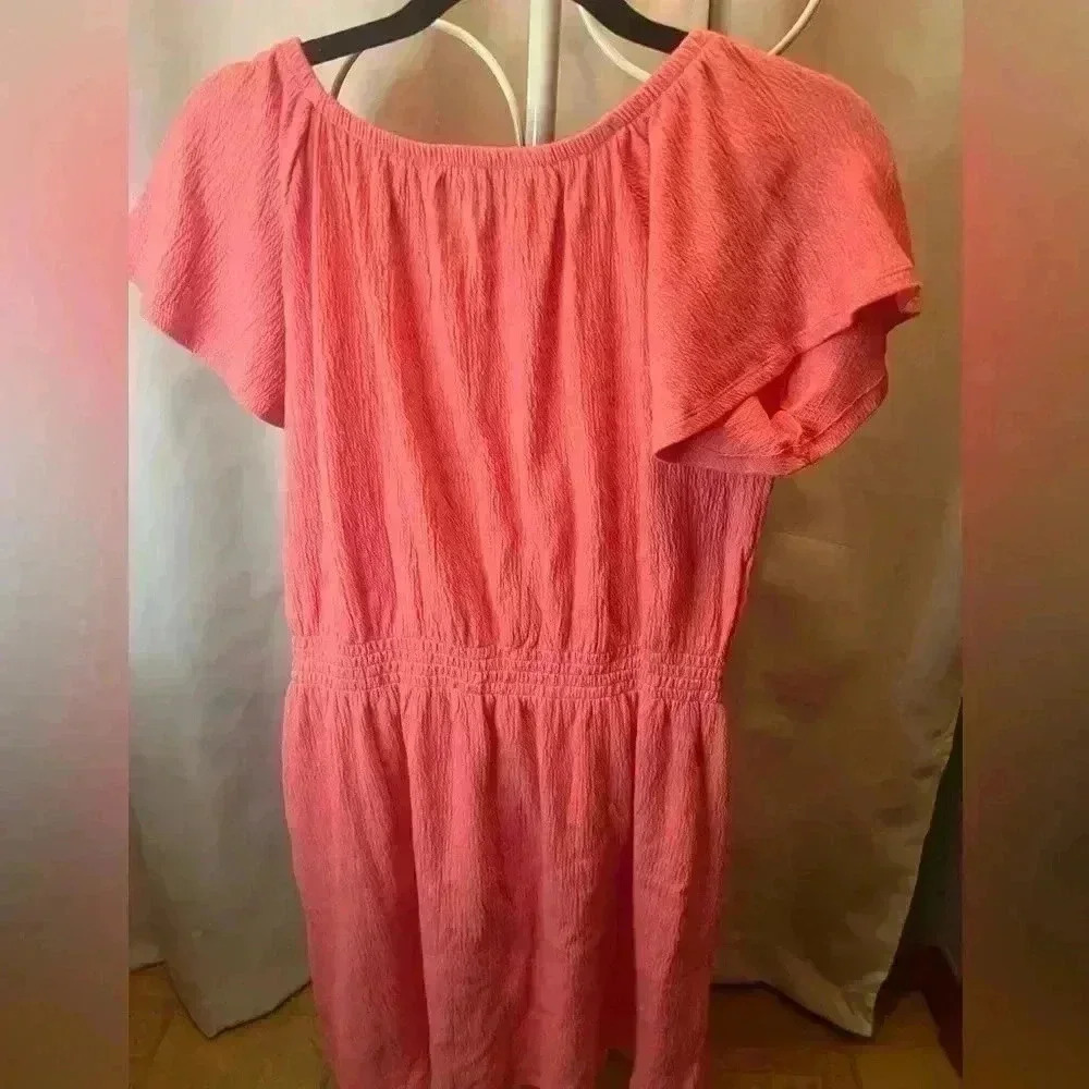 Gap Kids Smocked Flutter Dress Xxl 14-16 new with tags - Picture 4 of 6